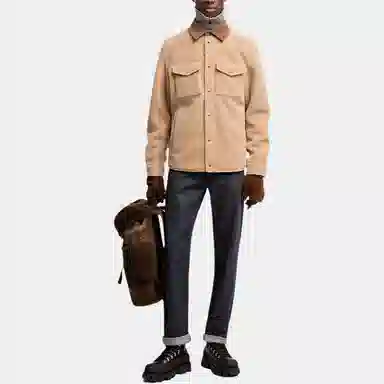 Moncler Classic Long Sleeve Polo Jacket