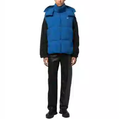 DIESEL Quilted Vest Blue