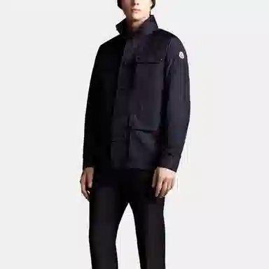Moncler Lez Rain Jacket Navy