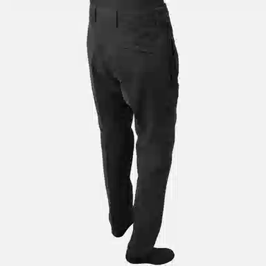 Stone Island Logo Zip Tapered Pants Black