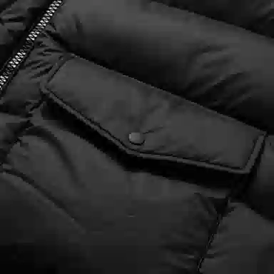 Gucci SS24 Logo Hooded Down Jacket Black