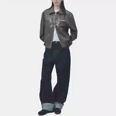 RestRecreation FW25 FAUX LEATHER BLOUSON