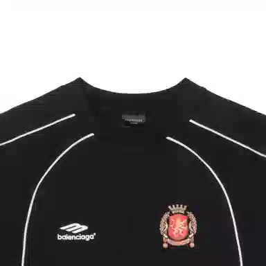 Balenciaga Digital Print Pullover Long Sleeve Tee