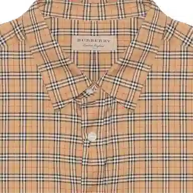 Burberry SS21 Check Short Sleeve Shirt