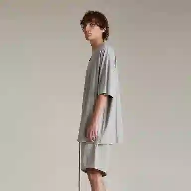 Fear of God Essentials SS24 Crewneck T-Shirt Dark Heather Oatmeal