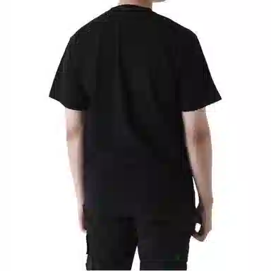 Stone Island Logo Print Crewneck T-Shirt Black