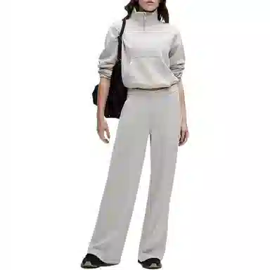 lululemon Brushed Softstreme Half Zip Mohave Brown