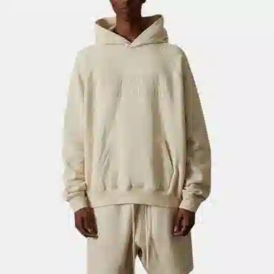 Fear of God Essentials Hoodie Egg Shell