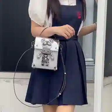 蒽薆 星际熊联名女包原创设计小众潮流手提包斜挎包