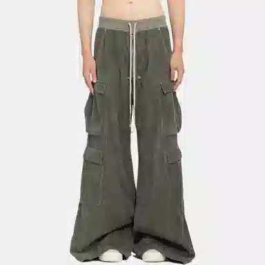 Rick Owens DRKSHDW Blue Relaxed Pants
