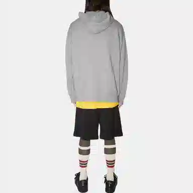 Acne Studios FW22 Face Crewneck Hoodie Gray