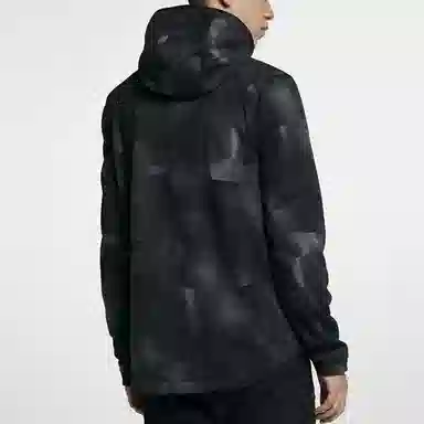 Nike LeBron Camo Hoodie Jacket Black