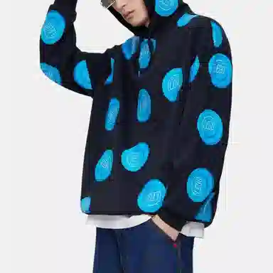 Levis Hoodie Black Blue