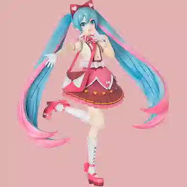 SEGA miku ribbon heart