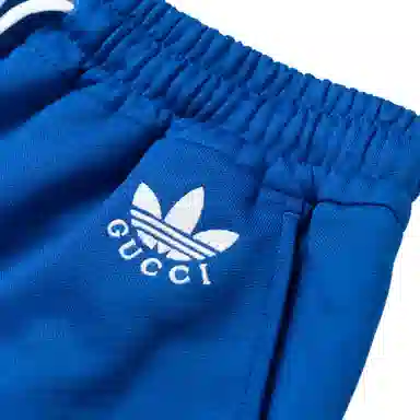 Gucci x adidas Originals Blue Knit Track Pants