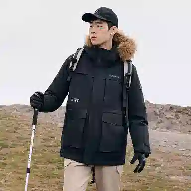 探路者 羽绒服 男款潮流冬季 防风锁温御寒 防泼水 户外 鹅绒保暖 男女同款