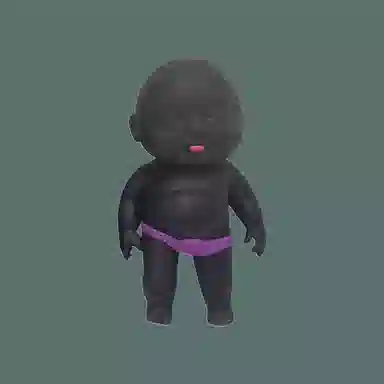 馨枕居 黑娃搞笑解压 放松益智 有趣 捏捏乐按按乐