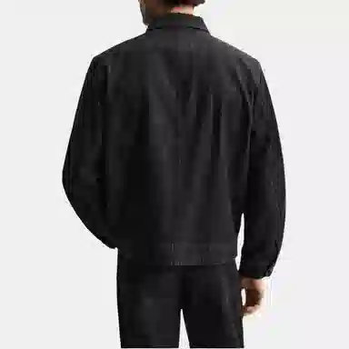 ZARA Loose Denim Jacket Black