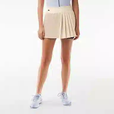 Lacoste Pleated Skirt White