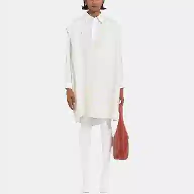 MM6 Maison Margiela V-Neck Sleeveless Sweater White