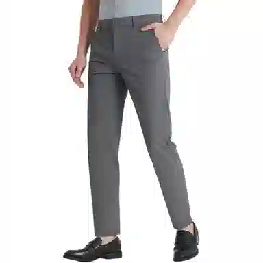 利郎 时尚简约商务纯色休闲裤 男款 深灰