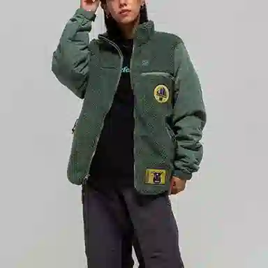 UNDEFEATED Logo Fleece Jacket