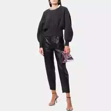 Alexander Wang FW22 Crystal Collar Sweater