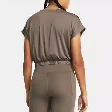 Under Armour UA Meridian Bubble Hem Crop T