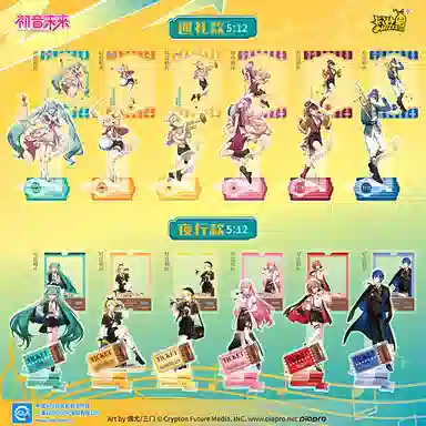 卡游 初音未来绘影流音版摆件 亚克力立牌