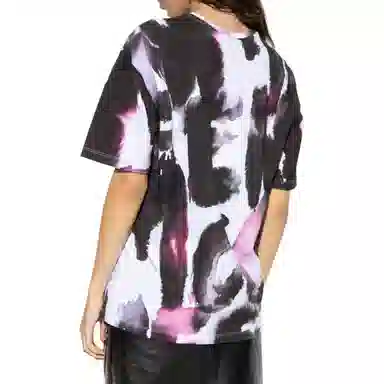 Alexander McQueen FW22 Watercolour Graffiti T