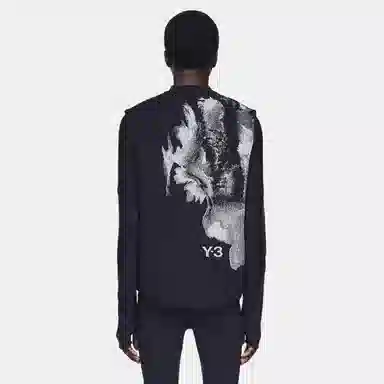 Y-3 Logo Zip Sleeveless Vest