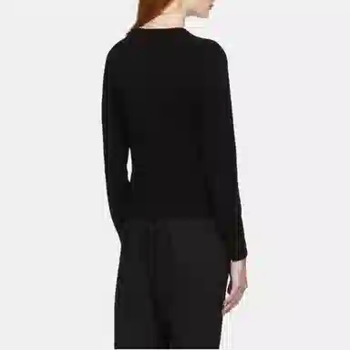 CDG Play White Heart Ladies' Cardigan (Black)