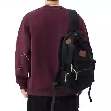 帝狼牛 美式潮牌宽松舒适韩版圆领套头潮流百搭简约重磅 卫衣 男女同款