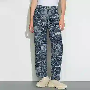 Lee Logo High-Waisted Jeans