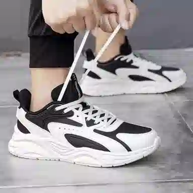361° Casual Low-Top Sneakers White Black