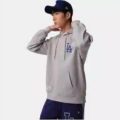 New Era x MLB Hoodie Grey