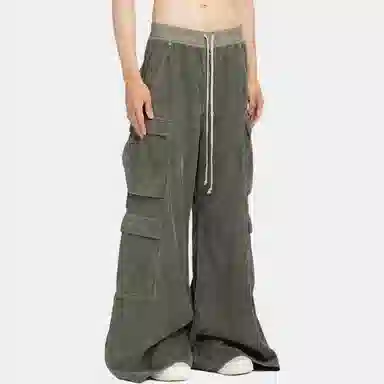 Rick Owens DRKSHDW Blue Relaxed Pants
