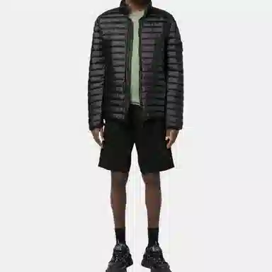 Stone Island SS23 Quilted Down Jacket Black