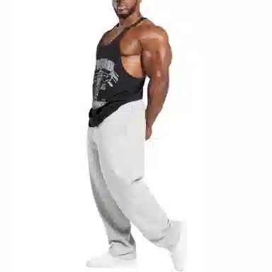 GYMSHARK Stringer Black