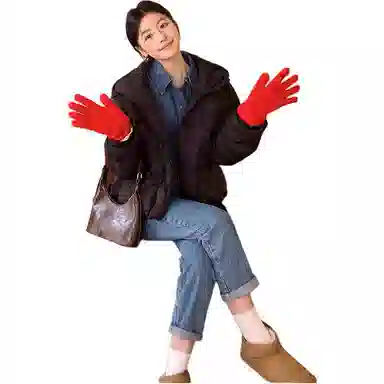 鸭鸭 纯色时尚保暖百搭休闲羽绒服 女款