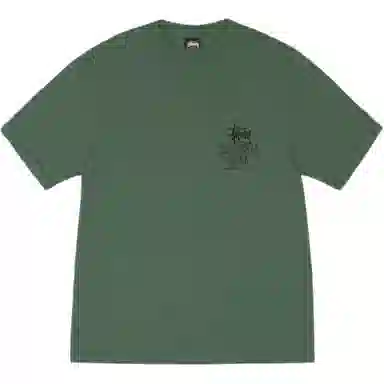 Stussy FW25 SS25 CALI GROWN TEE PIGMENT DYED logoT