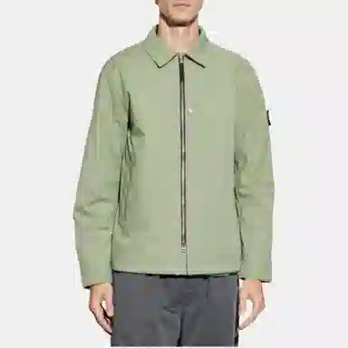 Stone Island Logo Patch Zip Jacket