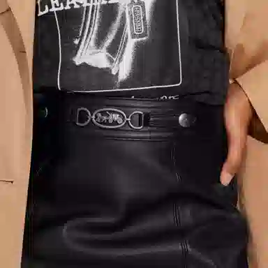 COACH FW22 Black Skirt