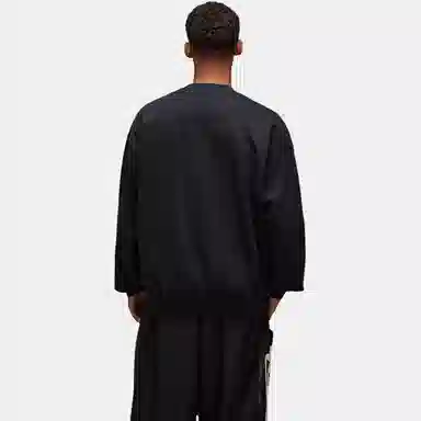 Y-3 SS25 Black Sweatshirt