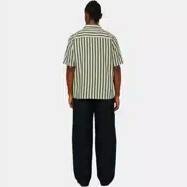 Stussy SS24 BOXY FLAT HEM SHIRT STRIPED