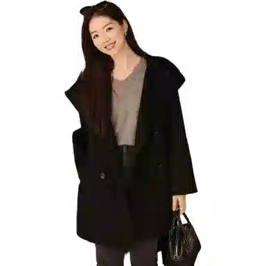 美洋 羊毛羊绒双排扣大衣 女款