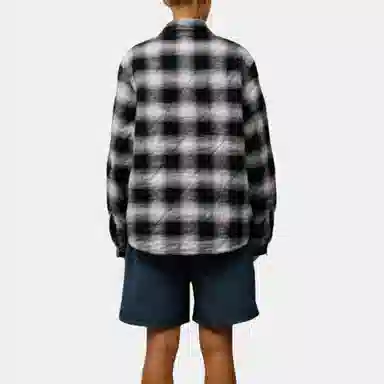 Stussy FW25 QUILTED PLAID SHIRT JACKET