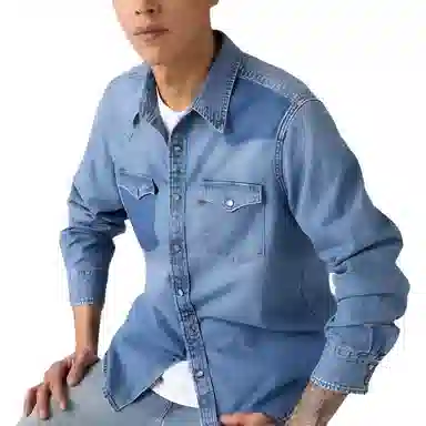 Levi's Colorblock Denim Shirt