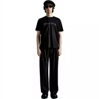 PEACEBIRD MEN Daria Song Tee Black