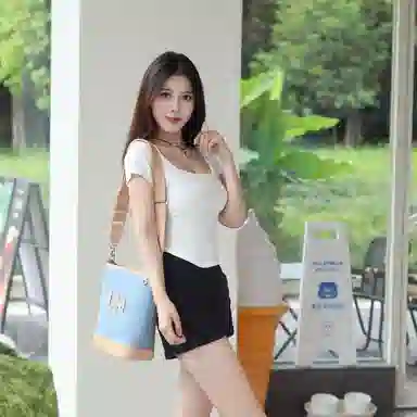 Lee Bucket Bag Denim Blue